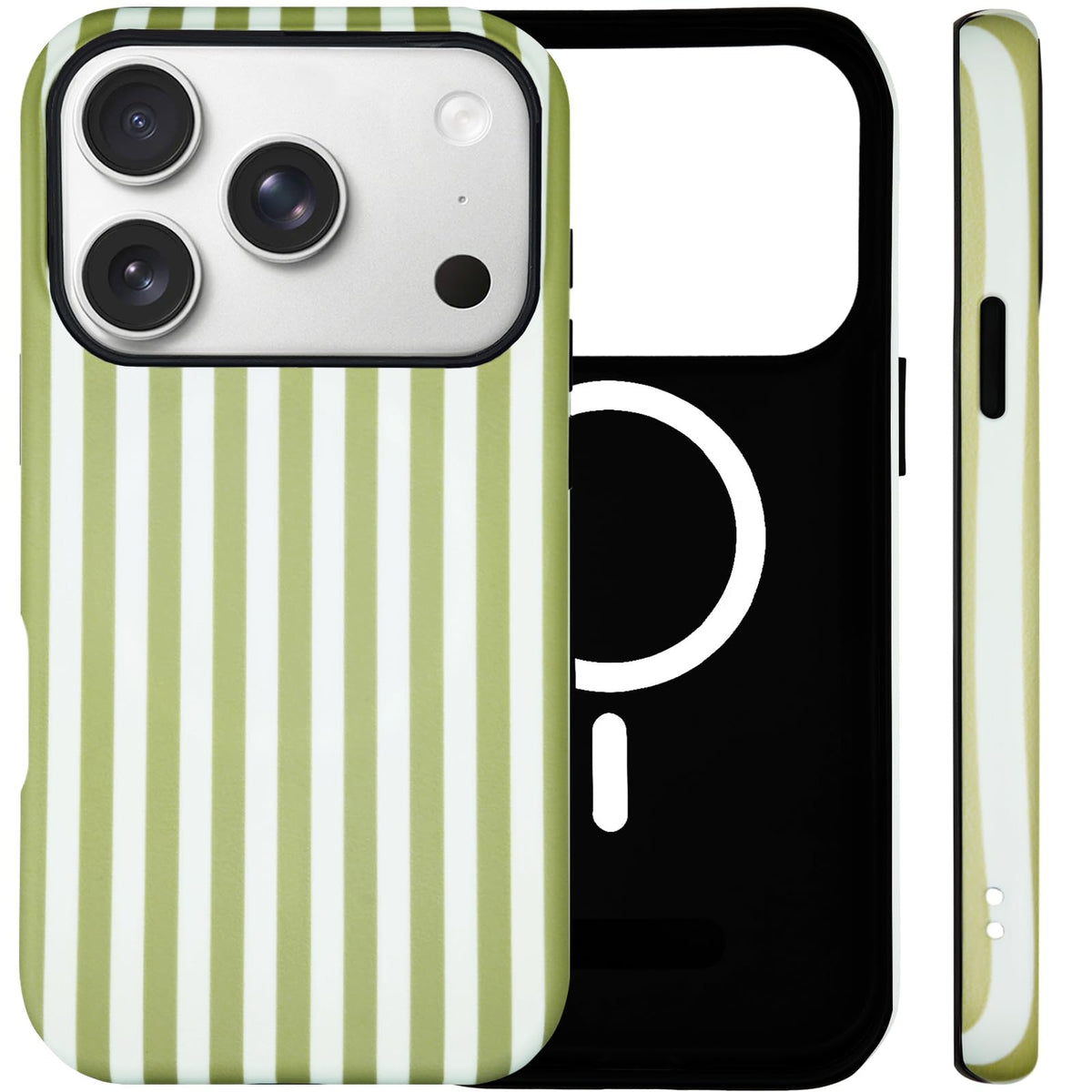 MagSafe (hard PC + silicone) compatible phone case for iPhone 17