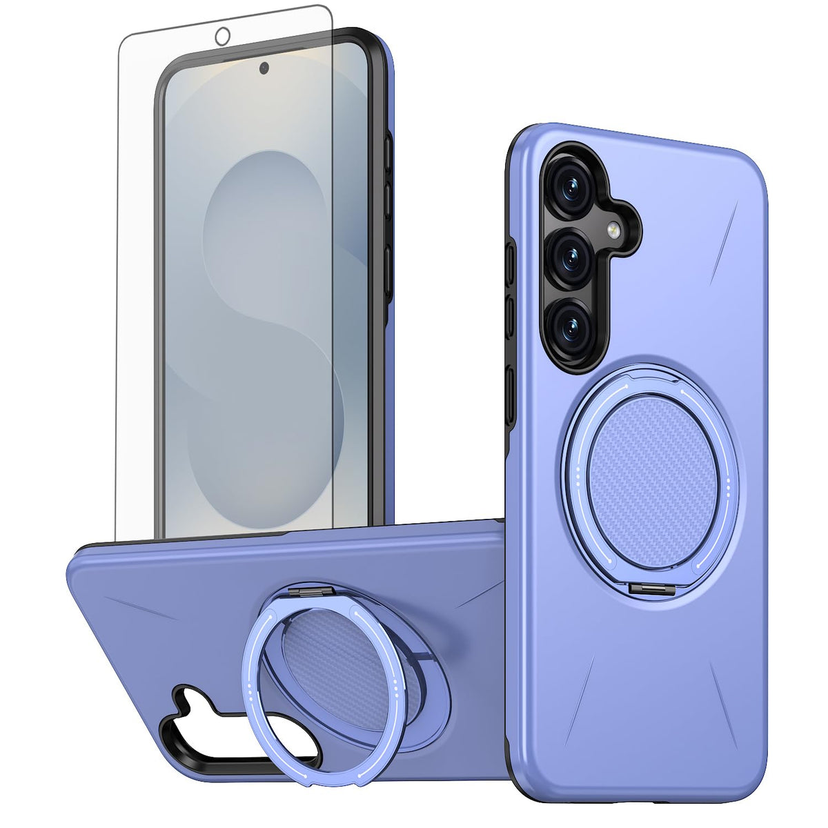 TPU+PC magnetic phone case for Samsung Galaxy S23 FE 5G with screen p