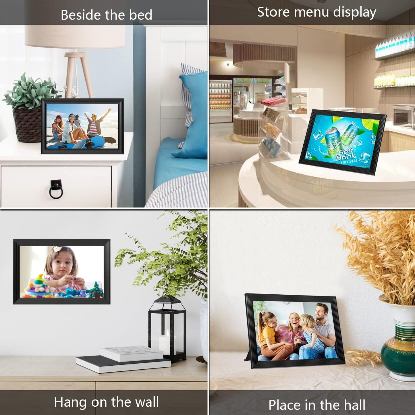 VEANXIN Frameo 10.1 Inch WiFi Digital Photo Frame