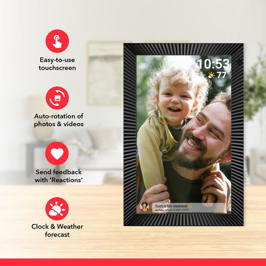 VEANXIN Frameo 10.1 Inch WiFi Digital Photo Frame