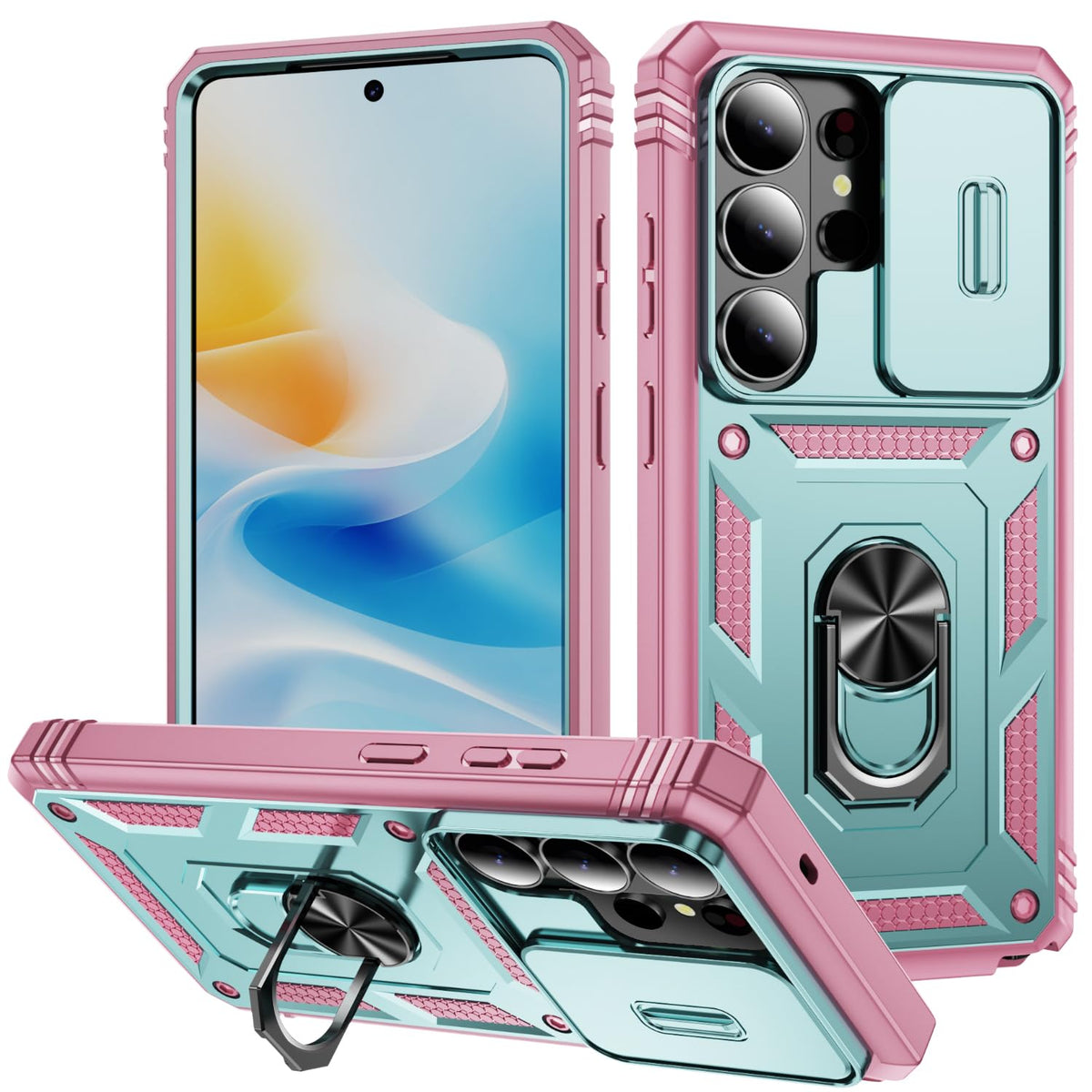 PC+TPU Shockproof phone case function for Samsung Galaxy S23 Ultra