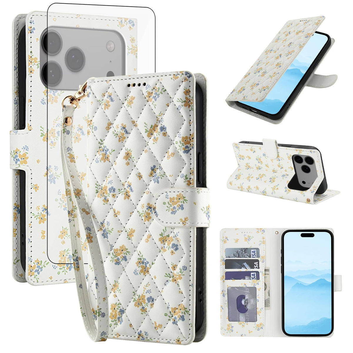 Shock-proof phone case with screen protector for iPhone 17 Pro Max