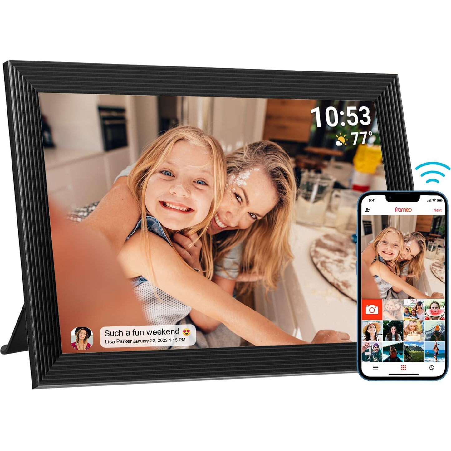 VEANXIN Frameo 10.1 Inch WiFi Digital Photo Frame