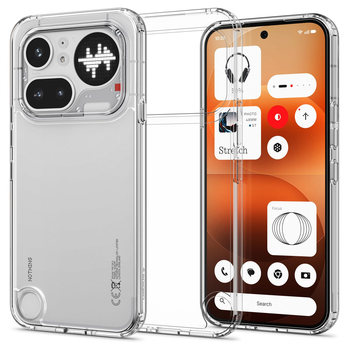 Minimalist phone case for Nothing Phone 3a