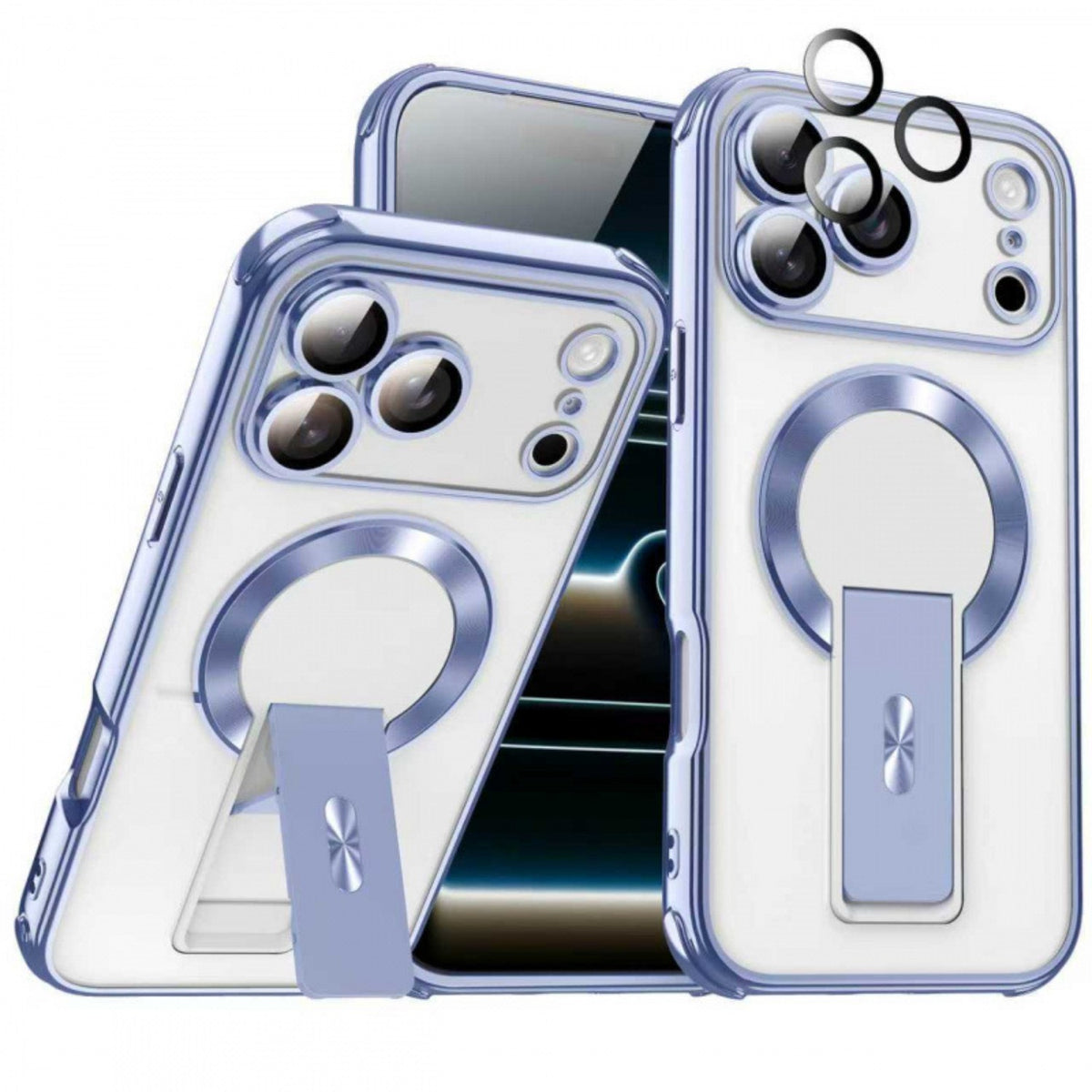 Magnetic Stand Phone Case for iPhone 18 Pro with Lens Protector