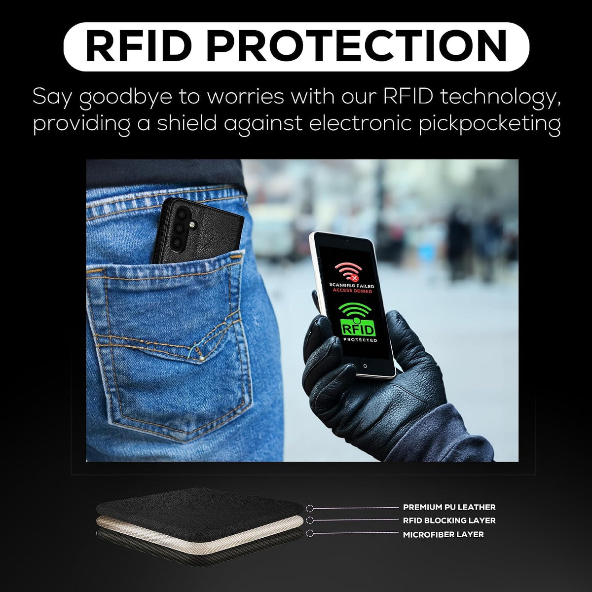 Leather flip phone case for Samsung A25 5G