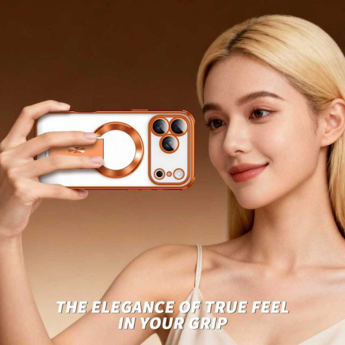 Magnetic Stand Phone Case for iPhone 18 Pro with Lens Protector