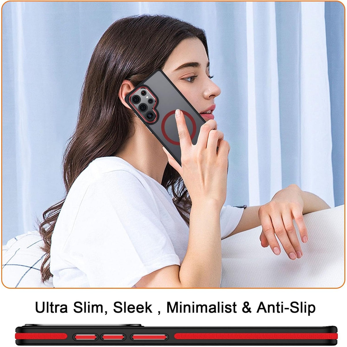 Scratch-resistant phone case for Samsung Galaxy S25 Ultra, Magsafe compatible