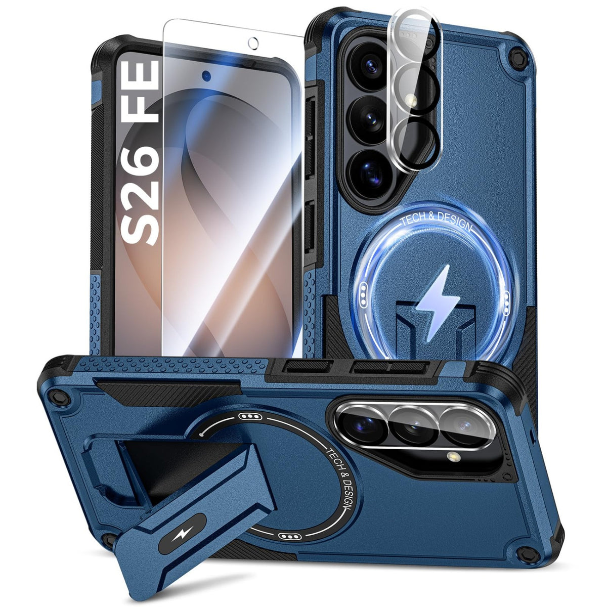 MagSafe Shockproof Phone Case for Samsung Galaxy S26 Ultra (Screen Protector Included)