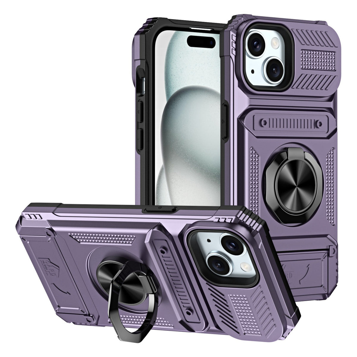 Magnetic hidden  Card Holder phone case for iPhone 17 Pro Max