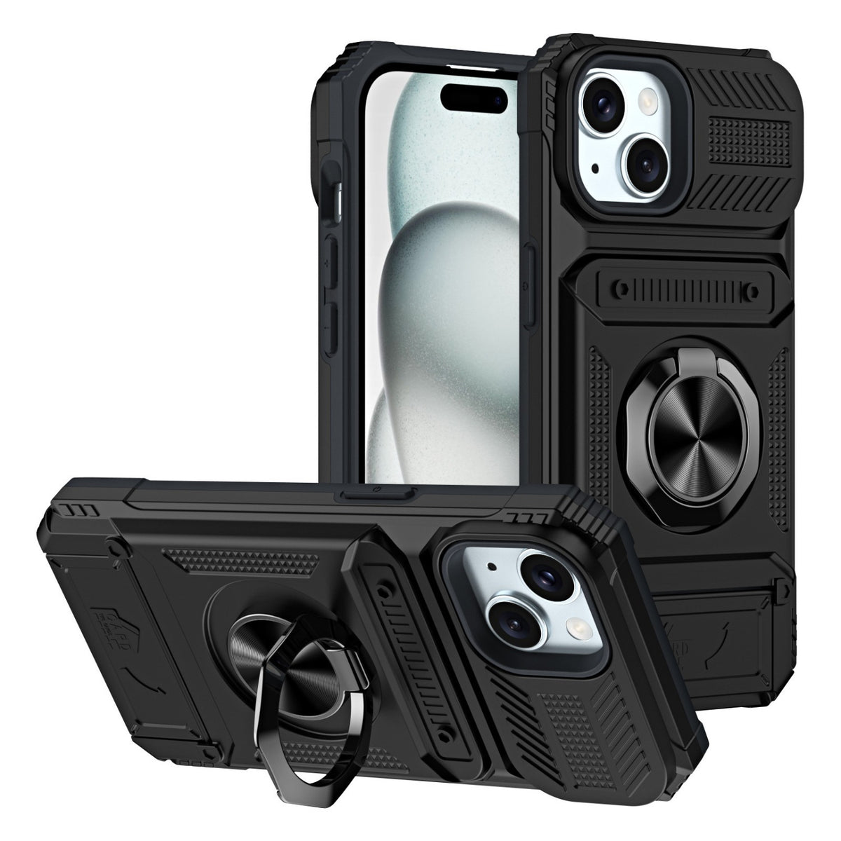 Magnetic hidden  Card Holder phone case for iPhone 17 Pro Max