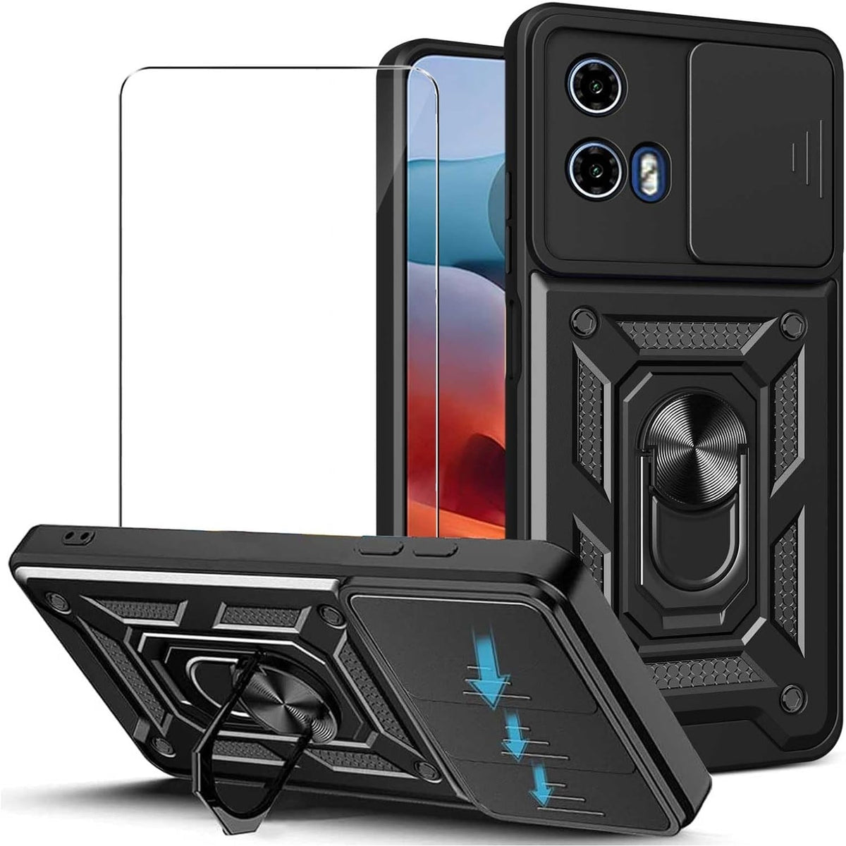 TPU+PC shockproof phone case for Redmi Note 15 Pro 5G with screen pro