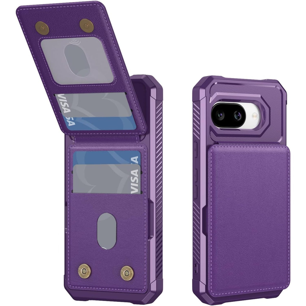 PU+TPU Shockproof Wallet Phone Case for Google Pixel 9a 