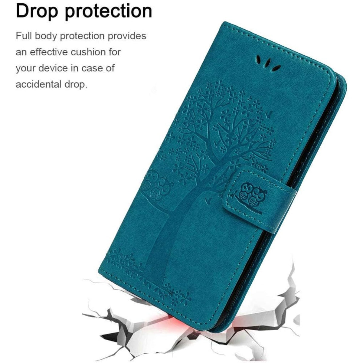 Shockproof leather phone case for Samsung Galaxy A17
