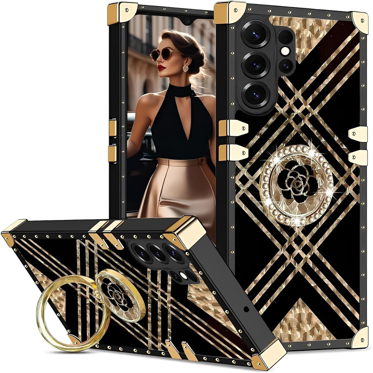 TPU shockproof phone case with stand for Samsung Galaxy S26 Ultra