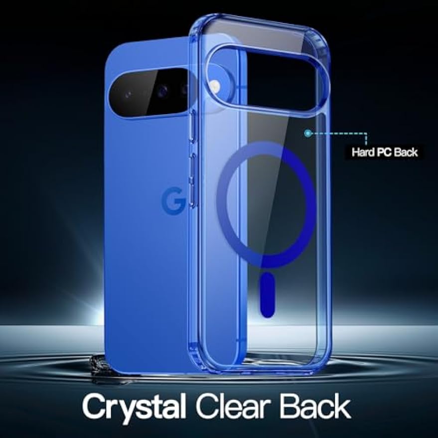 Magnetic shockproof phone case for Google Pixel 10/10 Pro, compatible with MagSafe