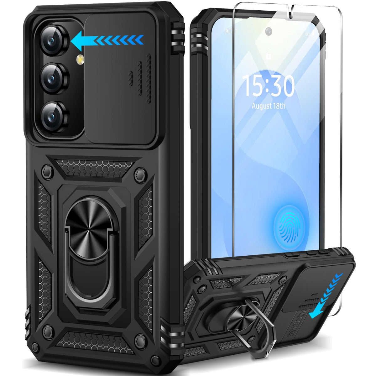 360¡ã Rotating Stand Shockproof phone case for Samsung Galaxy S26 With