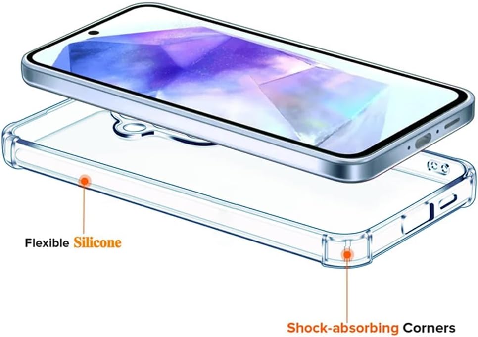 TPU clear phone case for Samsung Galaxy A55 5G