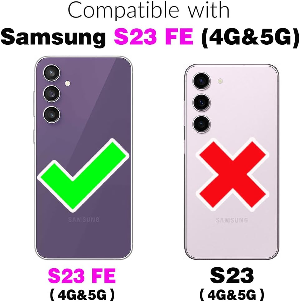 TPU+PC magnetic phone case for Samsung Galaxy S23 FE 5G with screen p