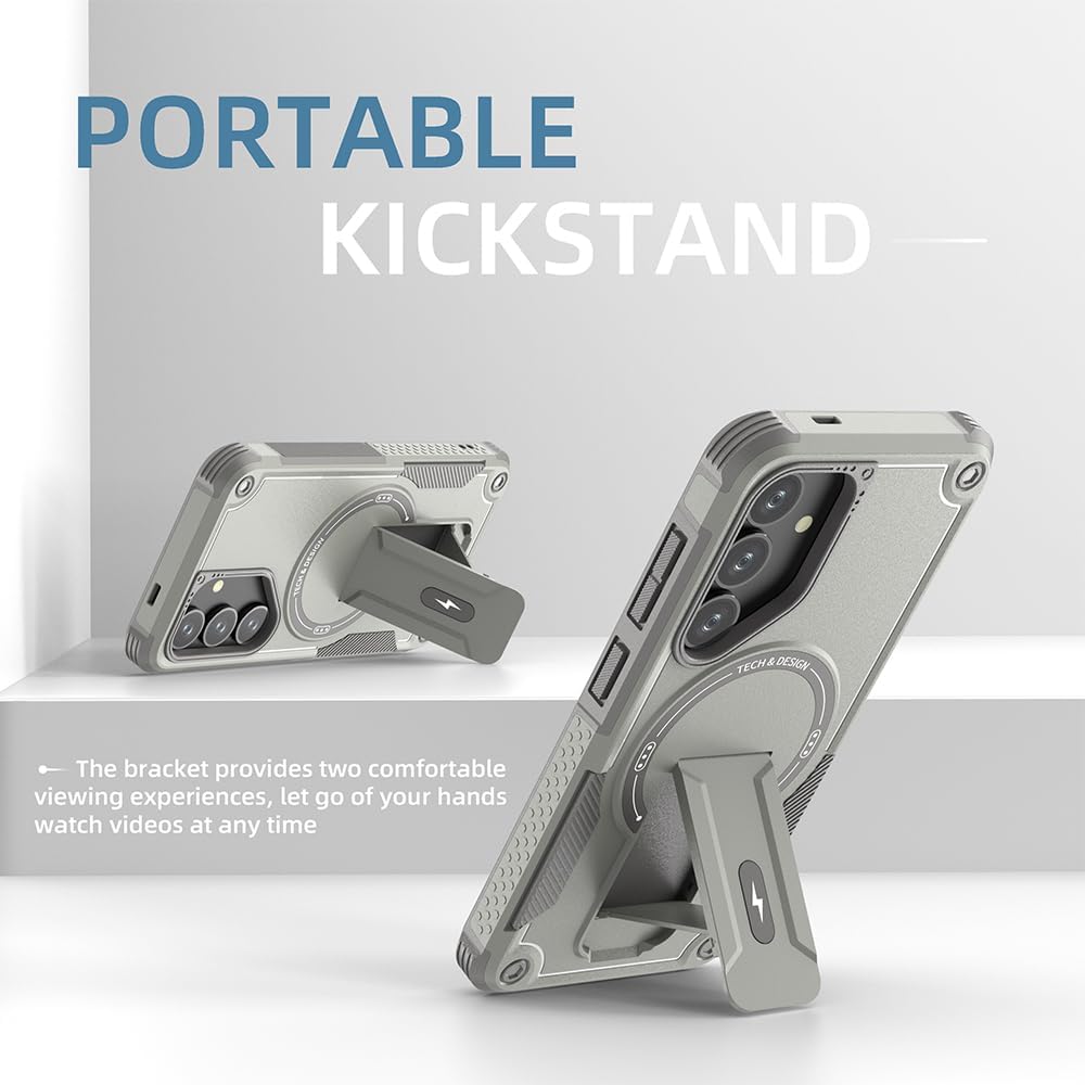 MagSafe Magnetic Phone Case for Samsung Galaxy S25, Military Grade Sh