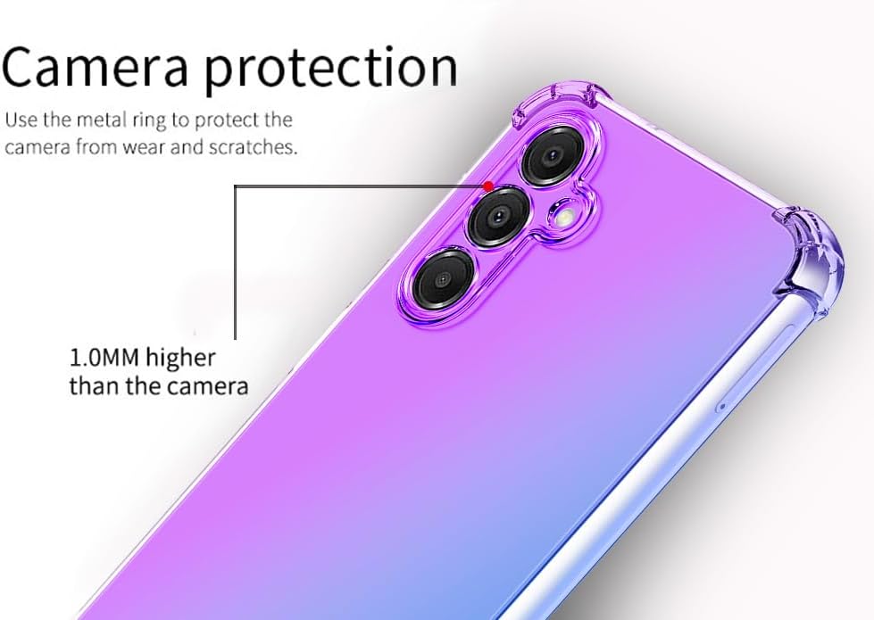 Gradient TPU Phone Case + Screen Protector for Samsung Galaxy A16 5G 