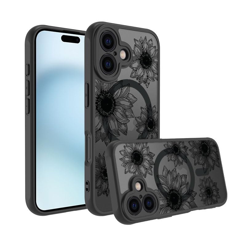 TPU shockproof magnetic phone case for iPhone 16