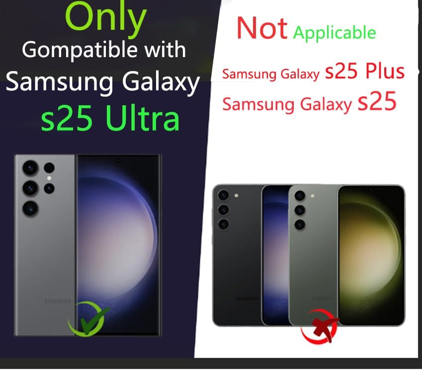 Metal protective case with screen protector for Samsung Galaxy S25 Ul