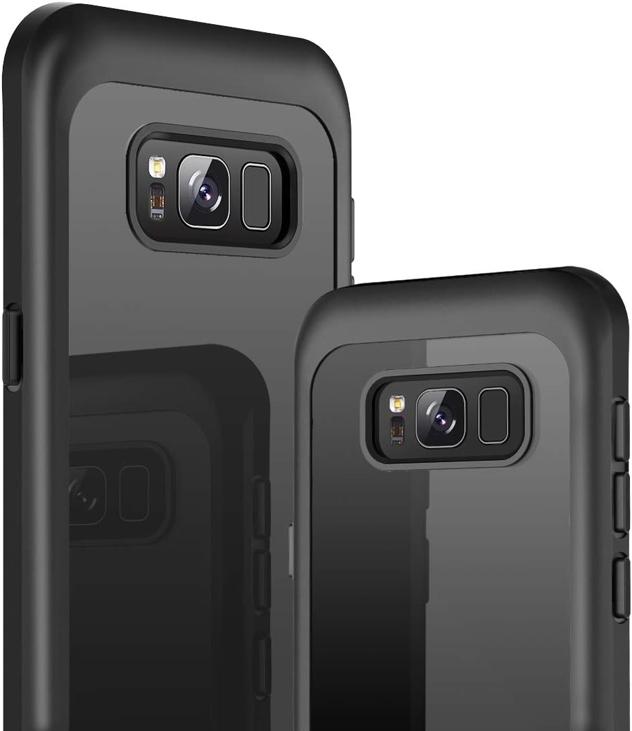Full-coverage clear phone case for Samsung Galaxy S8 Plus