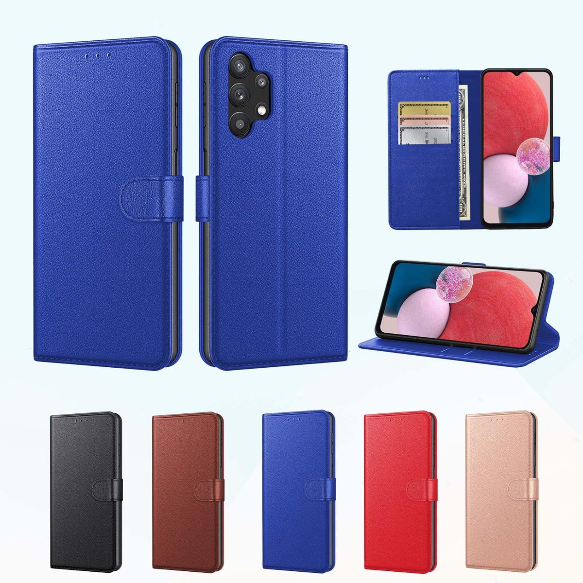 Luxury genuine leather phone case for Samsung Galaxy A14 5G / A14 4G