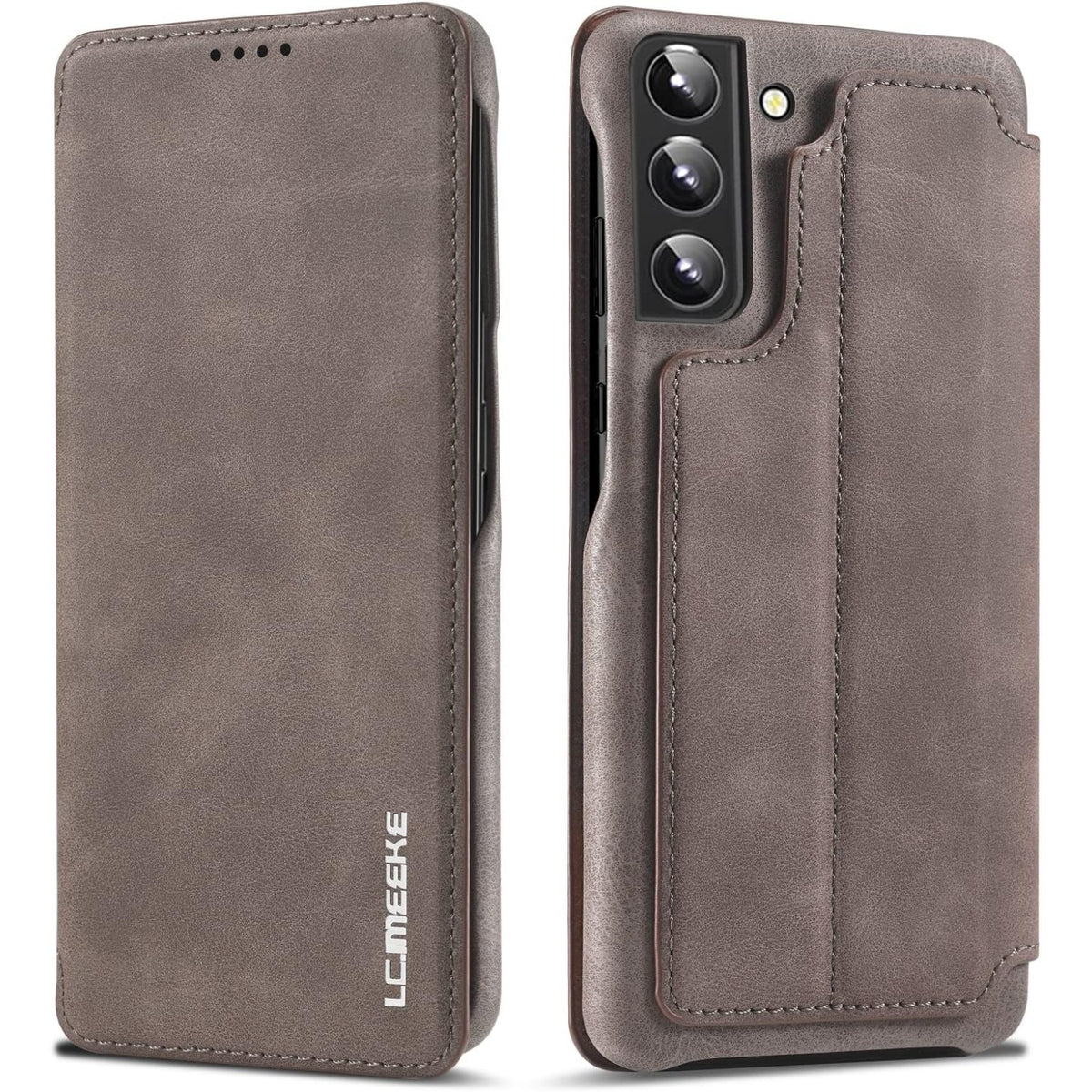 PU+PC leather shockproof phone case for Samsung  Galaxy S22 Plus stand