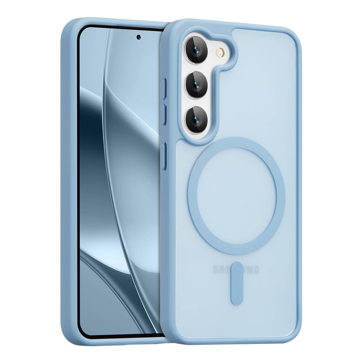 Shockproof phone case for Samsung Galaxy S24/S25, compatible with Magsafe