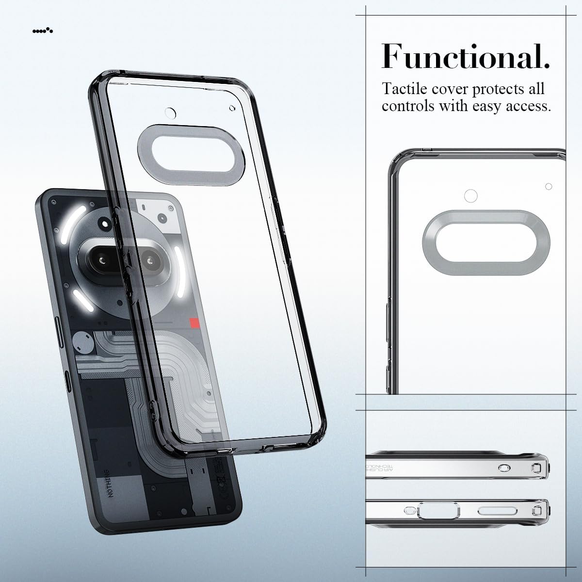 Minimalist phone case for Nothing Phone 3a