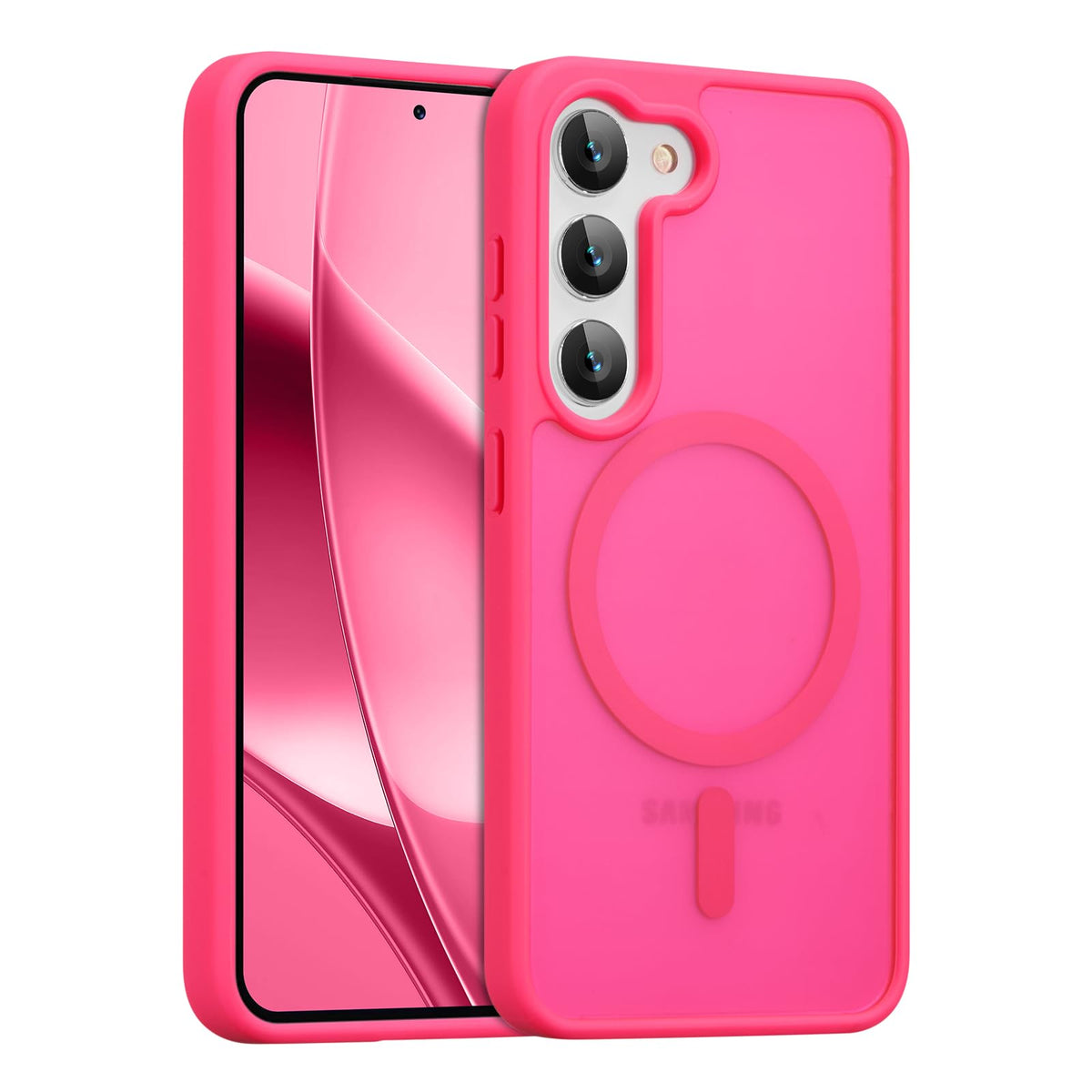 Shockproof phone case for Samsung Galaxy S24/S25, compatible with Magsafe