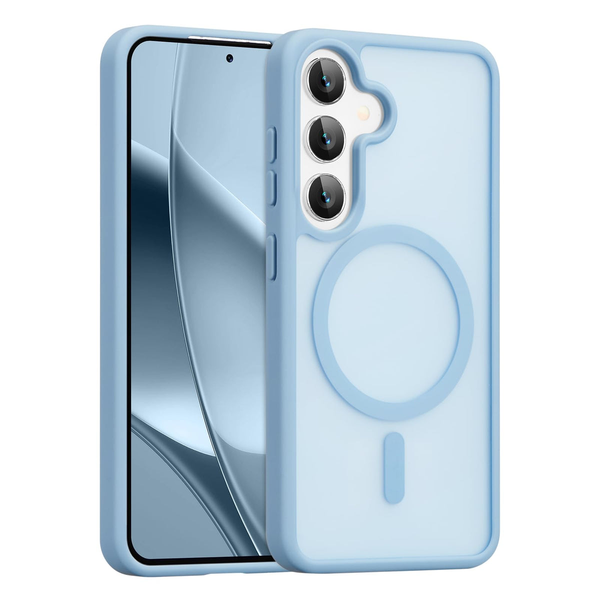Shockproof phone case for Samsung Galaxy S24/S25, compatible with Magsafe