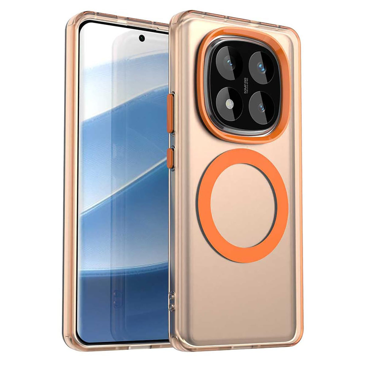 MagSafe frosted TPU phone case for Redmi Note 14 Pro 5G