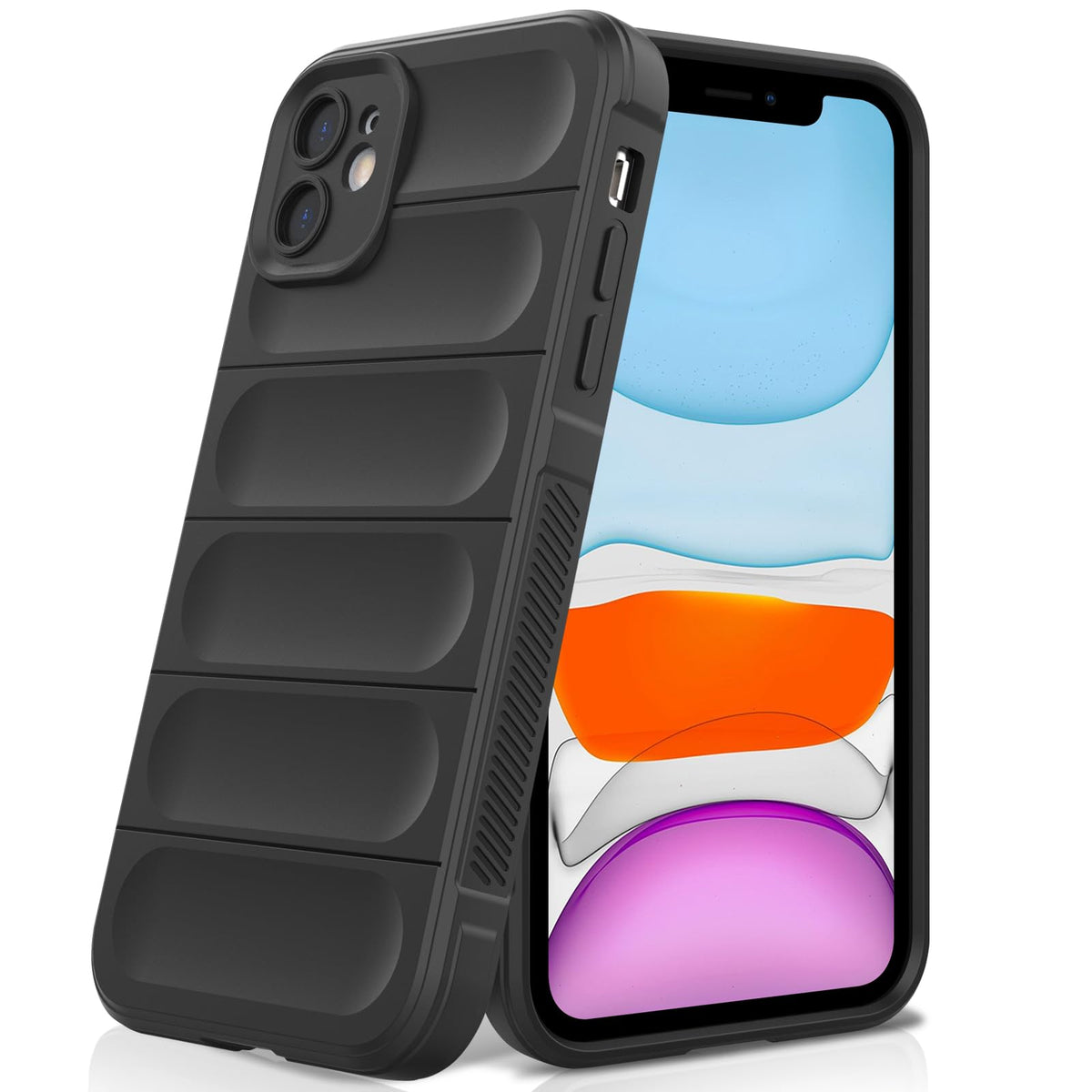 Silicone scratch-resistant and shockproof phone case for iPhone 11