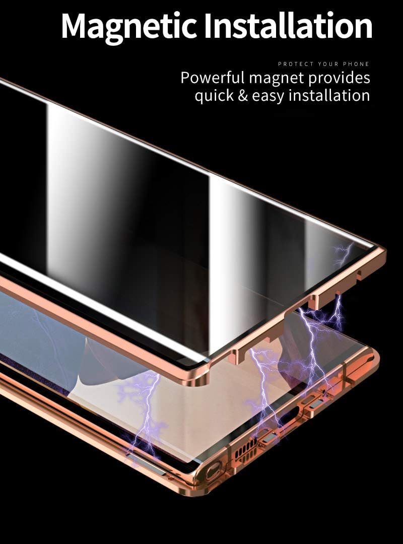 Shockproof and privacy-protecting phone case for Samsung Galaxy S22 Ultra