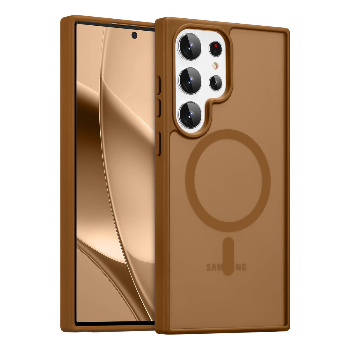 Shockproof phone case for Samsung Galaxy S24/S25, compatible with Magsafe