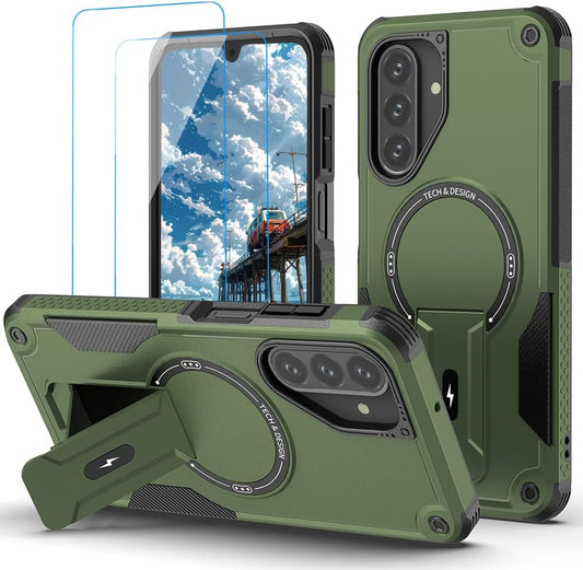 TPU+PC shockproof phone case stand for Galaxy A17/A26-5G