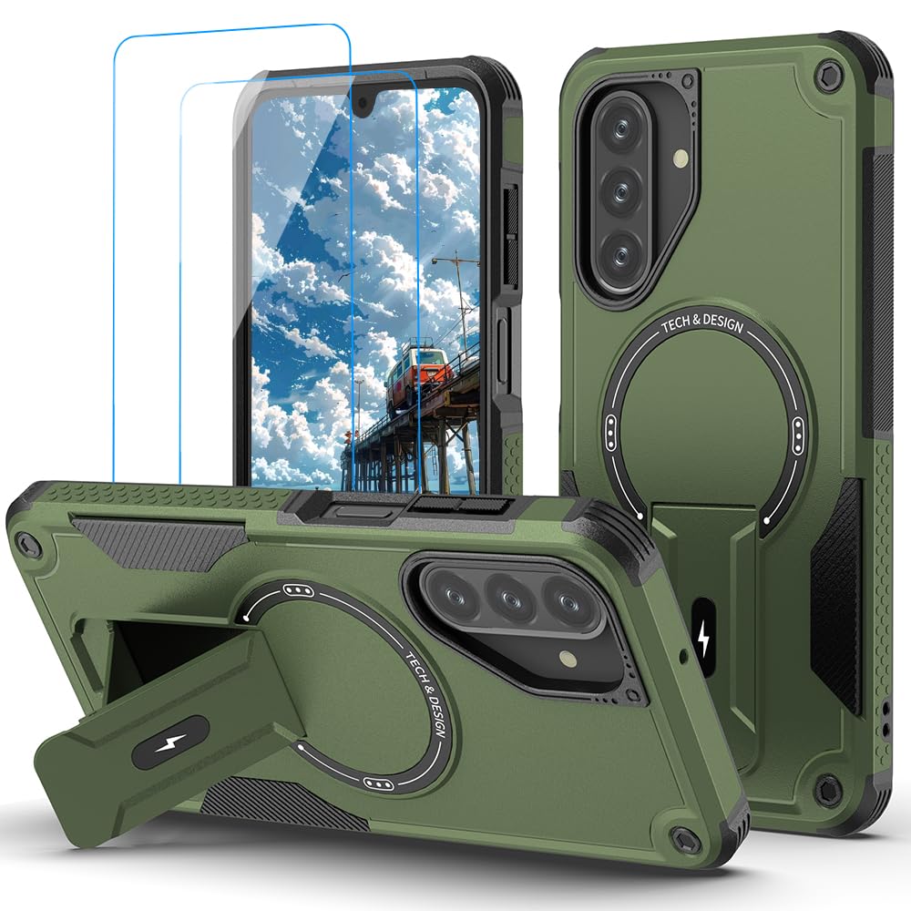 TPU+PC shockproof phone case stand for Galaxy A17/A26-5G