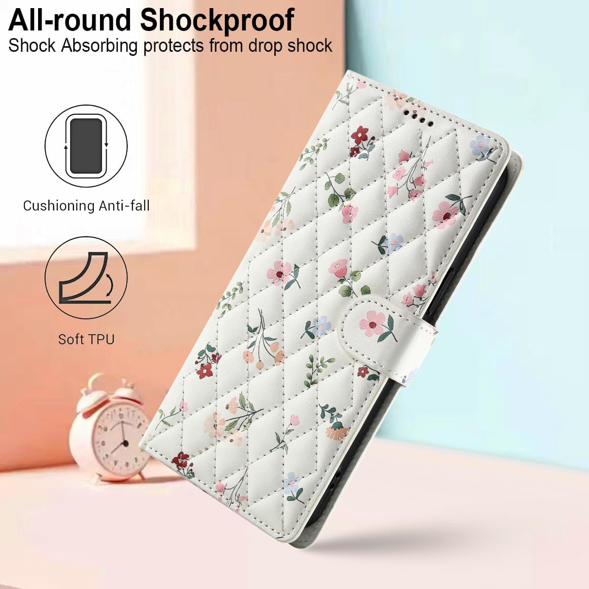 Shock-proof phone case with screen protector for iPhone 17 Pro Max