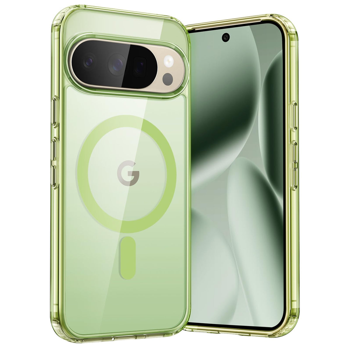 Magnetic shockproof phone case for Google Pixel 10/10 Pro, compatible with MagSafe