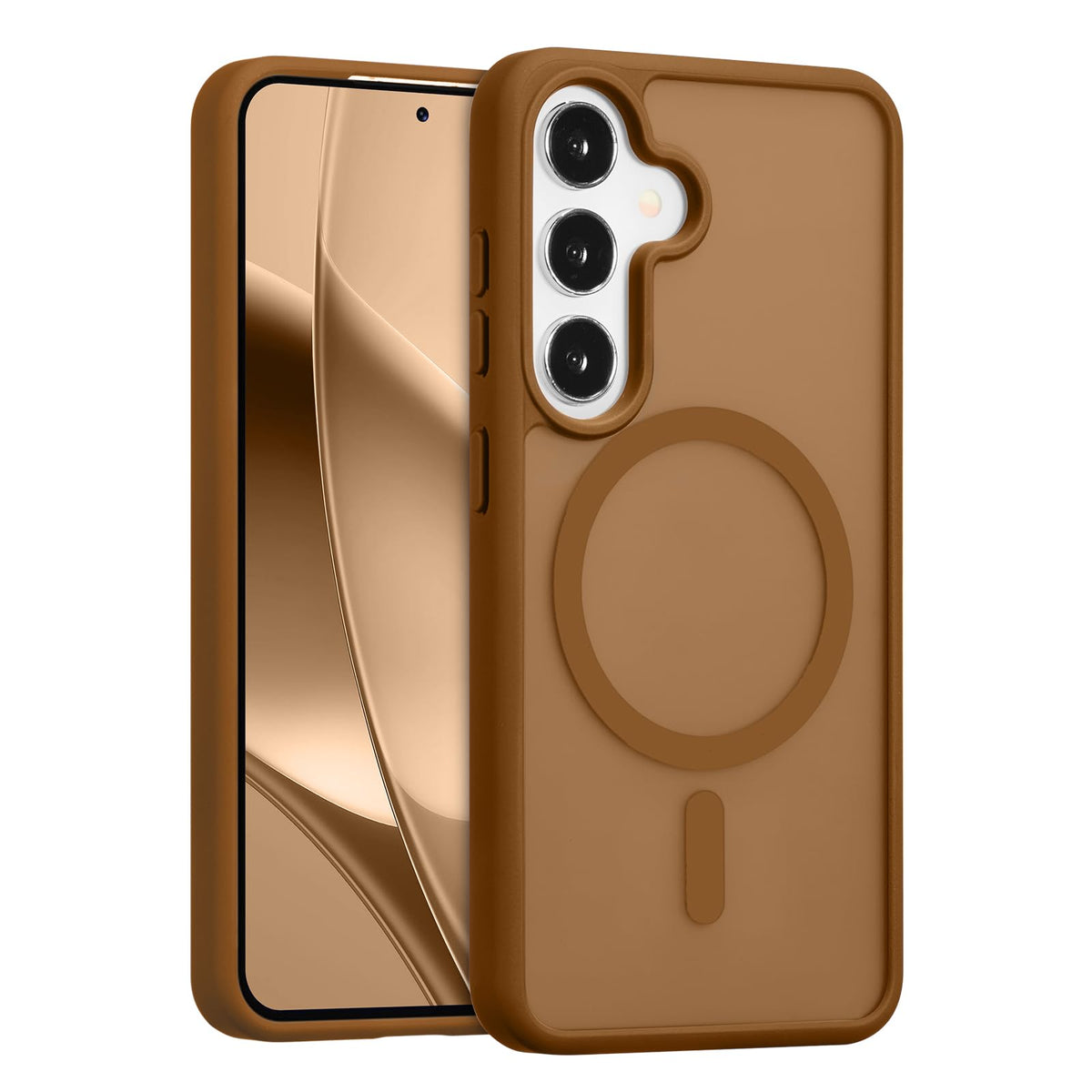 Shockproof phone case for Samsung Galaxy S24/S25, compatible with Magsafe