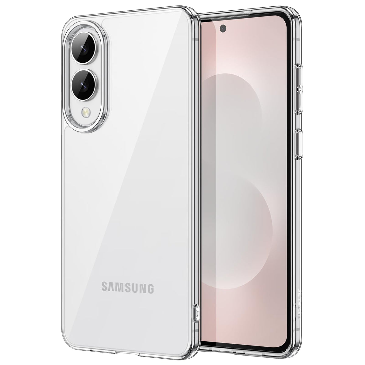 Anti-yellowing transparent TPU phone case for Samsung Galaxy S26 Plus