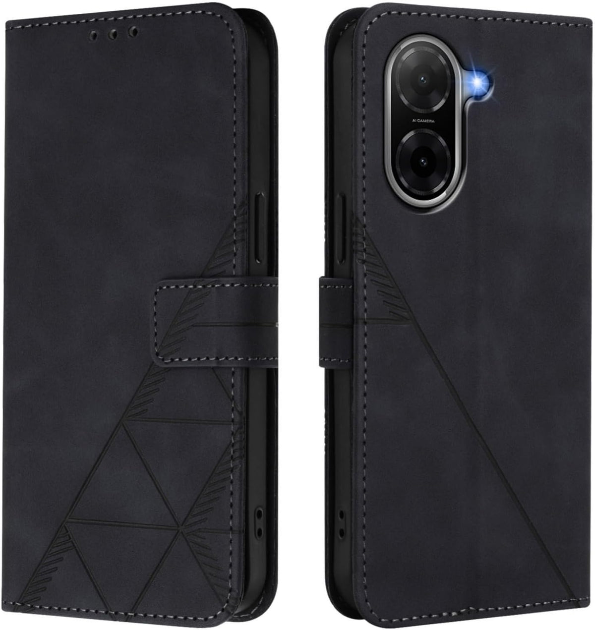 Faux PU leather business flip phone case for Xiaomi Redmi A5 4G