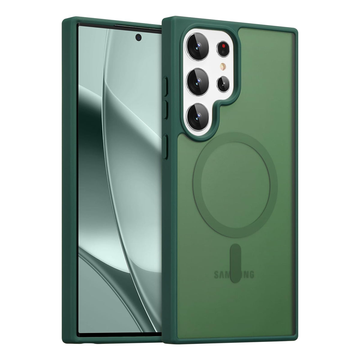 Shockproof phone case for Samsung Galaxy S24/S25, compatible with Magsafe