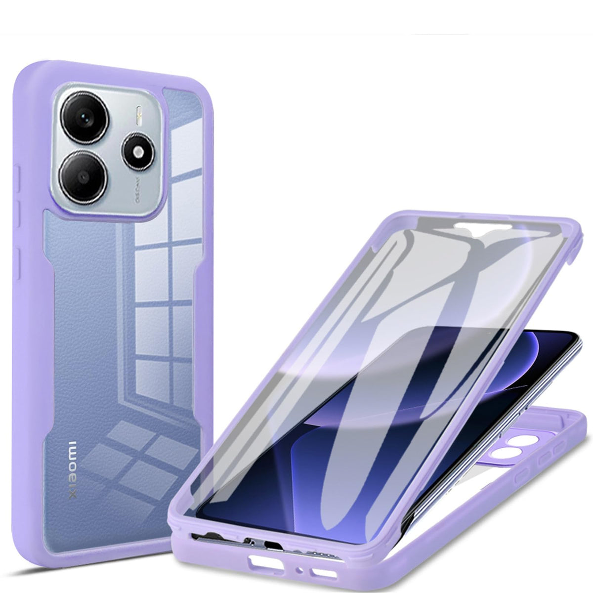 A 360¡ã all-around transparent Shockproof phone case for Redmi Note 14
