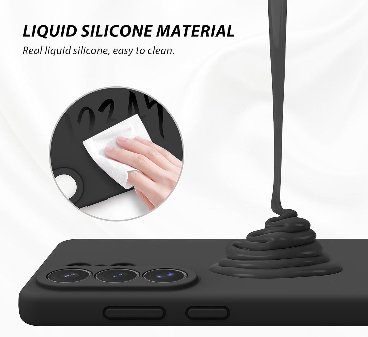 Silicone Scratch Resistant Phone Case for Samsung Galaxy S26 Ultra 6.9 Inches