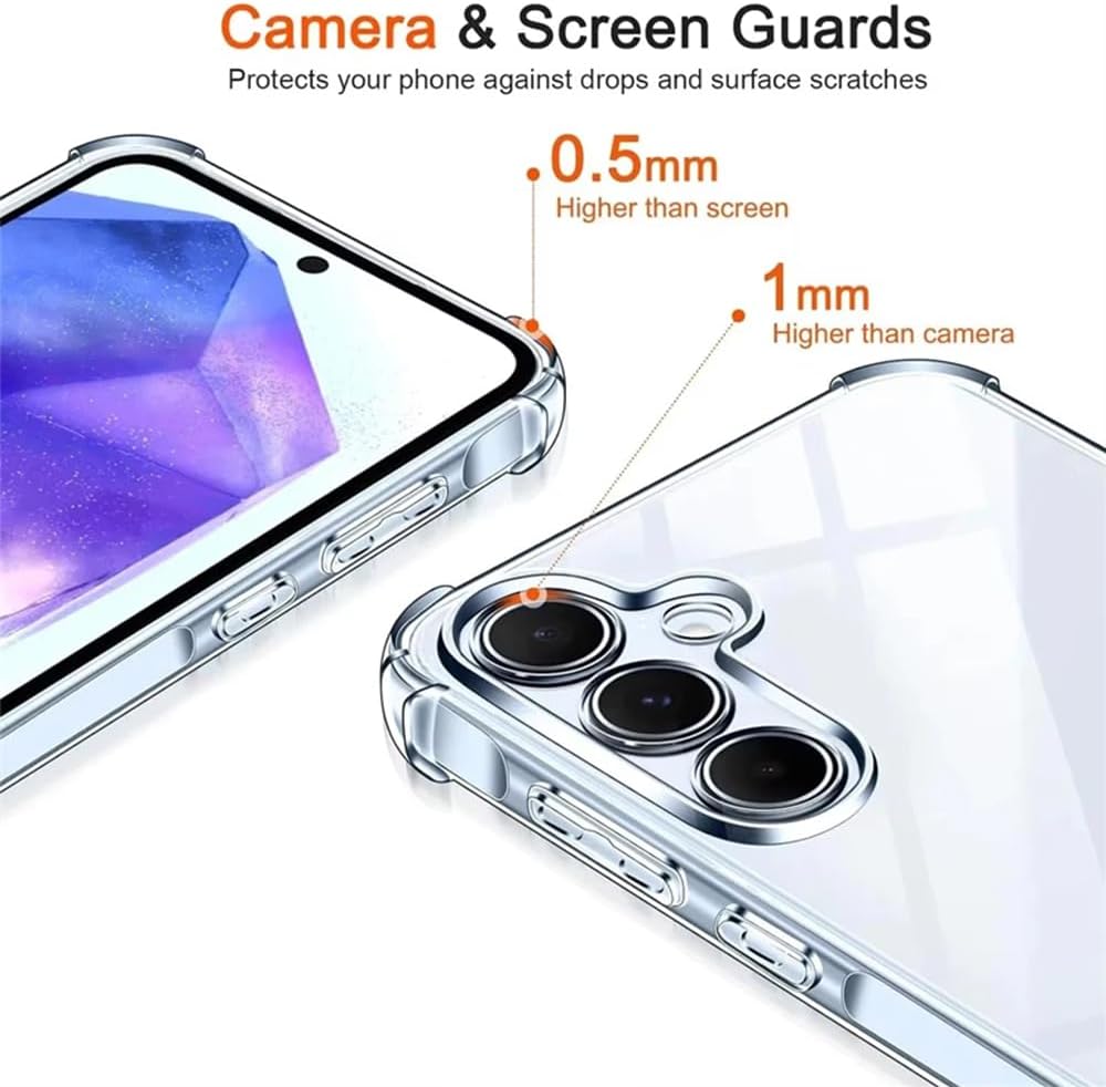 TPU clear phone case for Samsung Galaxy A55 5G