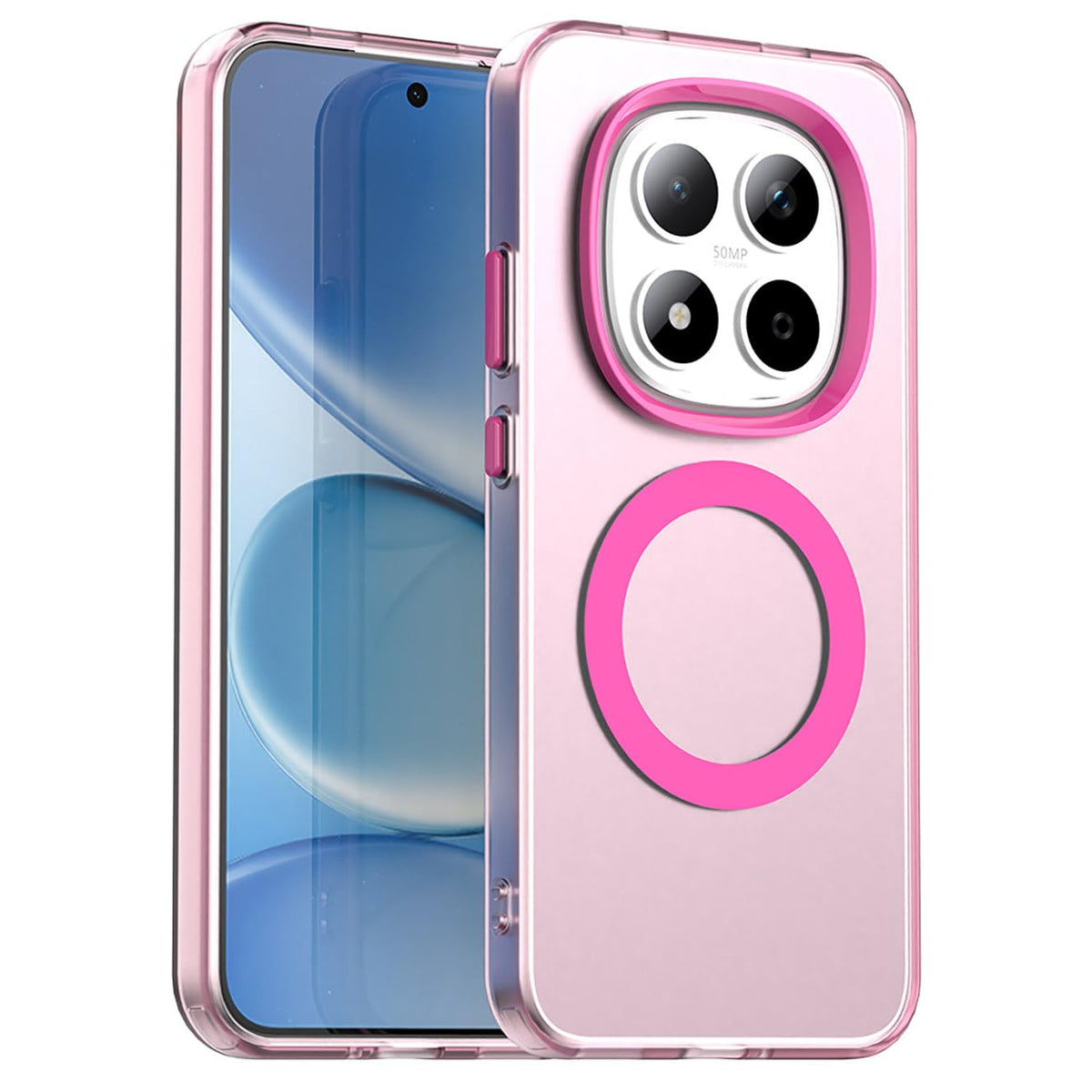 MagSafe frosted TPU phone case for Redmi Note 14 Pro 5G